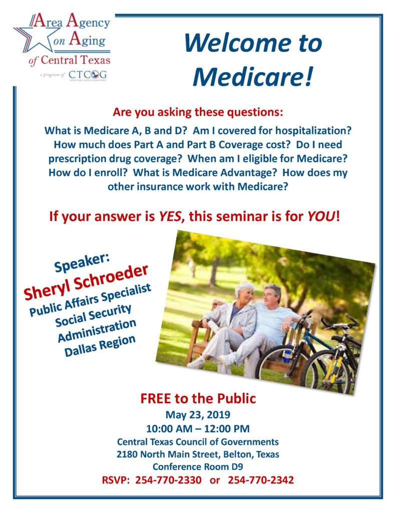 welcome to medicare seminar flyer