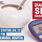 Diabetes Self Management Class Flyer Coryell Jan. 23