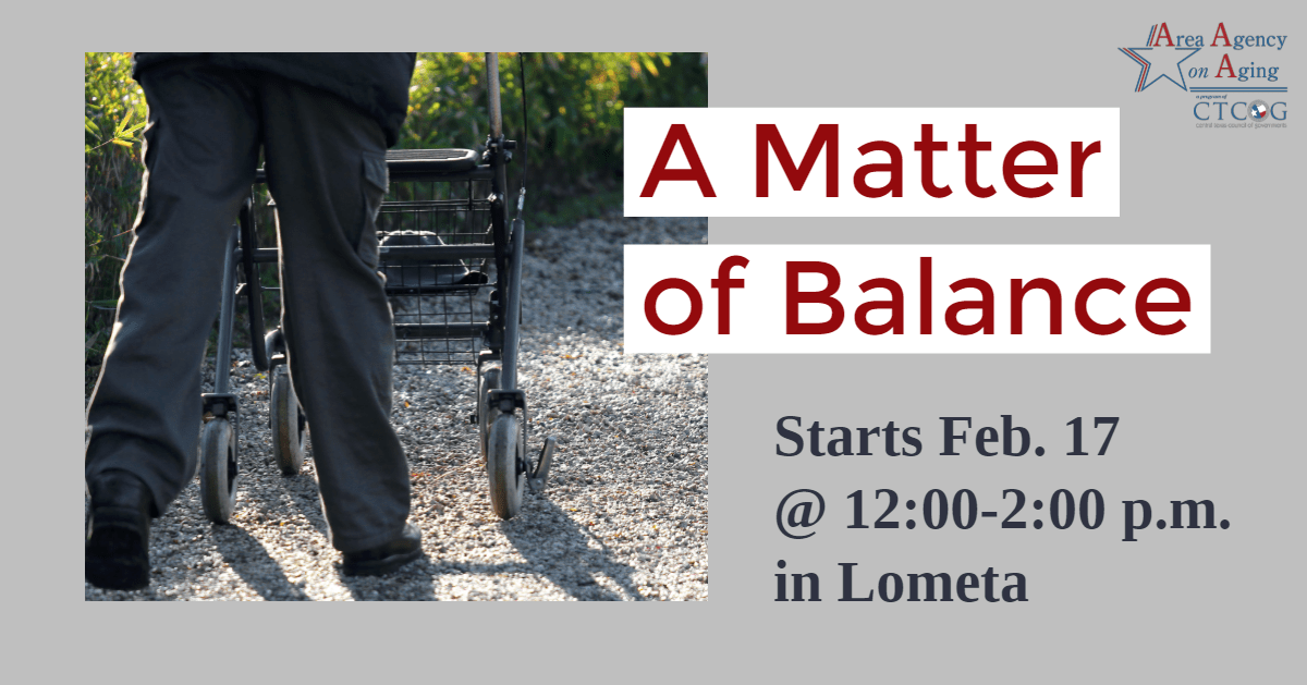 A Matter of Balance Lometa Class Flyer