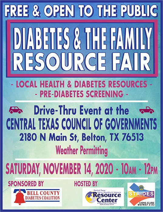 Diabetes Fair poster 2020